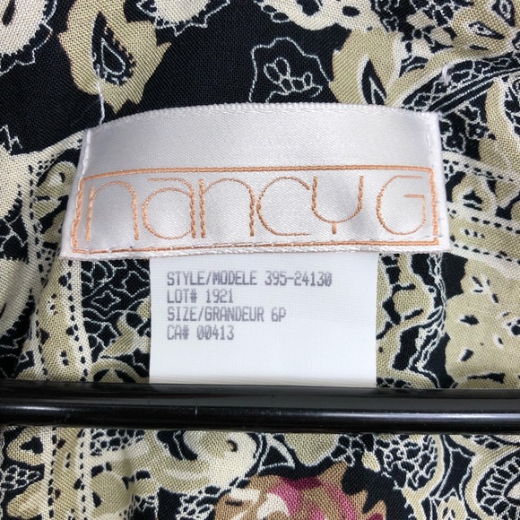 Vintage Floral Open Front Blazer Sz S - Picture 5 of 9